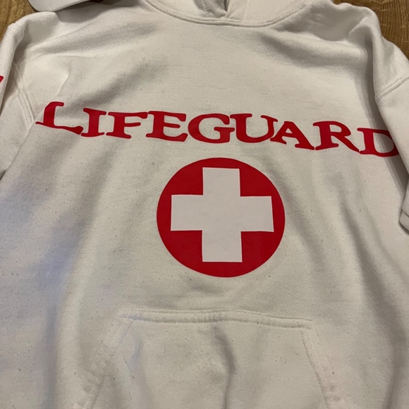 lifeguard hoodie costume - Picture 3 of 7